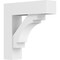 Ekena Millwork Standard Merced Architectural Grade PVC Bracket with Block Ends, 3"W x 14"D x 14"H BKTP03X14X14MRC05 - alternate 1